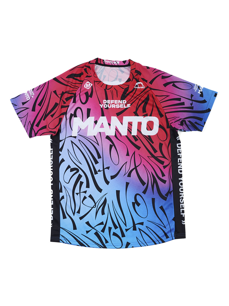 MANTO multi gradient Performance T-Shirt 